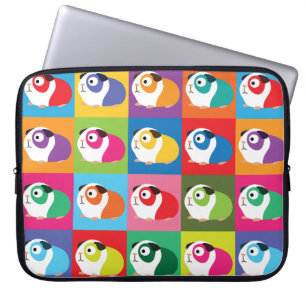 Funda Para Portátil Cerdos de arte pop de Guinea