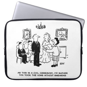 Funda Para Portátil Ceremonia de Bodas civiles en una oficina de regis