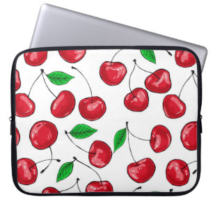 Funda Para Portátil Cerezas
