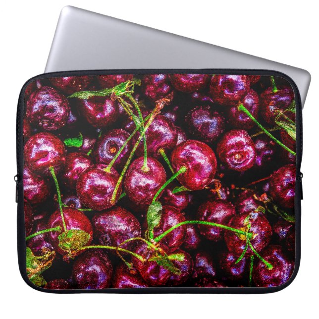 Funda Para Portátil Cerezas (Frente)
