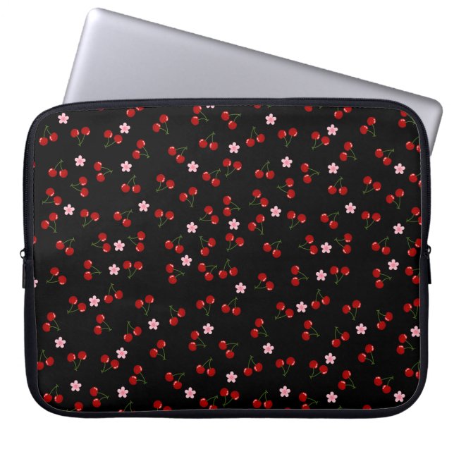 Funda Para Portátil Cerezas oscuras (Frente)