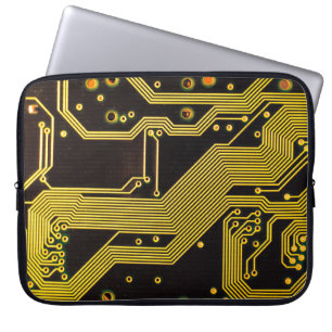 Funda Para Portátil Cerrar la foto del fondo del circuito,abstracto