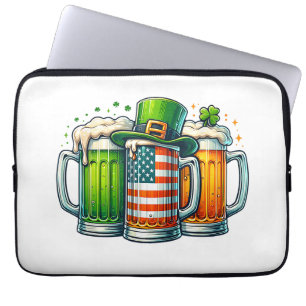Funda Para Portátil Cerveza Irlandesa Irlanda Día de San Patricio Fies