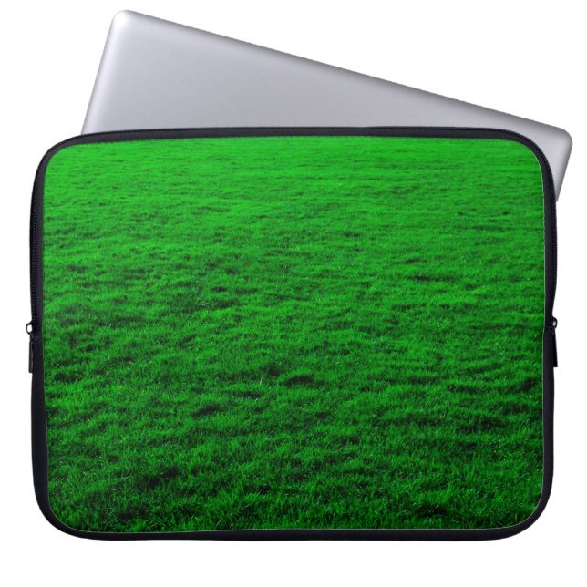 Funda Para Portátil césped verde de fondo (Frente)