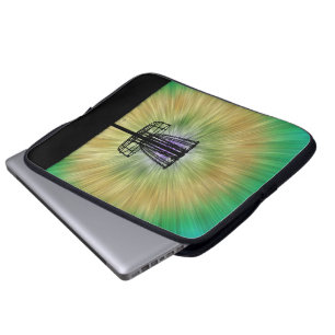 Funda Para Portátil Cesta de golf de disco de tinta