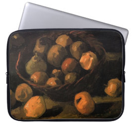 Funda Para Portátil Cesta de manzanas de Vincent van Gogh.