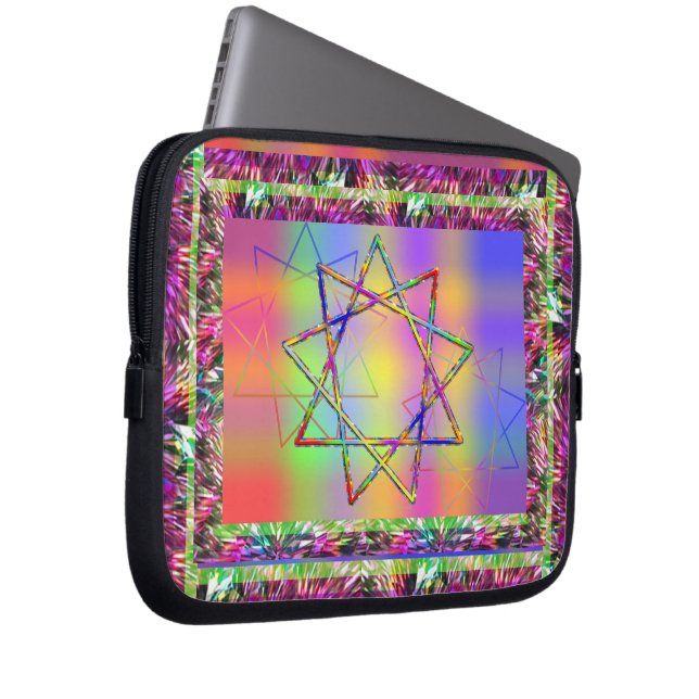 Funda Para Portátil Chakra Nonagram (Anverso derecho)