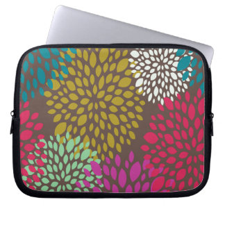 Funda Para Portátil Chapoteo del crisantemo