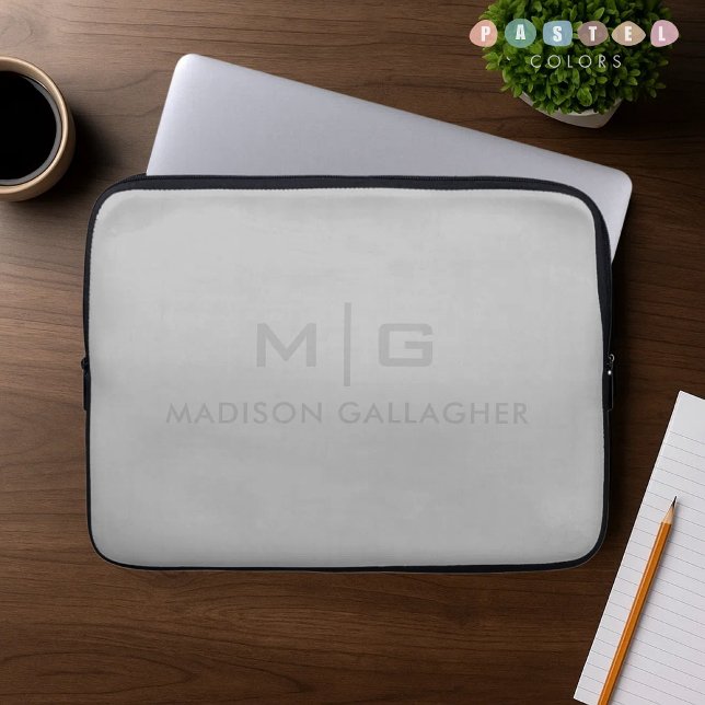 Funda Para Portátil charcoal slate silver metallic graphite (charcoal slate silver metallic graphite laptop sleeve
)