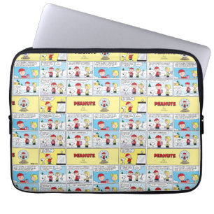 Funda Para Portátil Charlie Brown   Bola de cristal con nieve