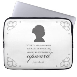 Funda Para Portátil Charlotte Bronte - Sigue Mirando Hacia Arriba - Bl