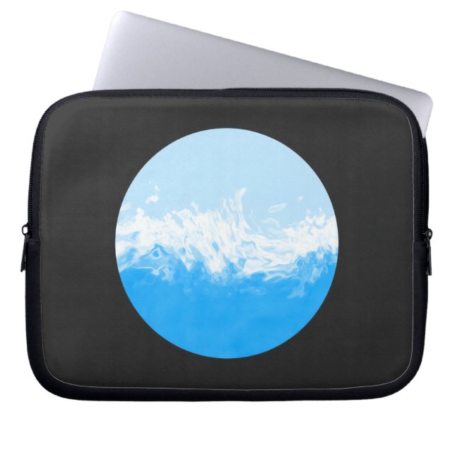 Funda Para Portátil ChatPG Esfera Oceánica (Frente)