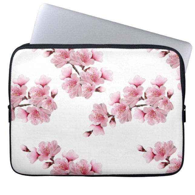 Funda Para Portátil Cherry blossom laptop sleeve (Frente)