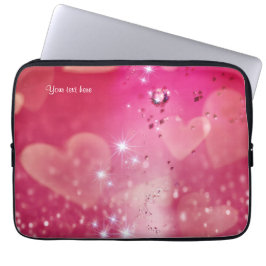 Funda Para Portátil Cherry Heart Sparkle