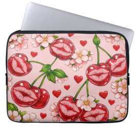 Funda Para Portátil Cherry Kiss Laptop Sleeve