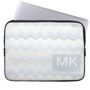 Funda Para Portátil Chevron acuático de Ocean Shades