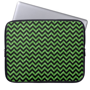 Funda Para Portátil Chevron Purpurina Look Electronics Sleeve