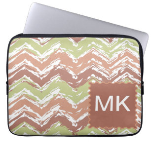 Funda Para Portátil Chevron ZigZag con escrúpulos picantes