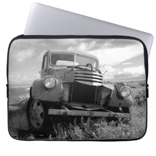 Funda Para Portátil Chevy Truck Photo Laptop Sleeve de los años 50