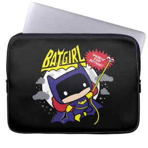 Funda Para Portátil Chibi Batgirl Preparado Para La Acción