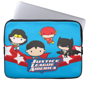Funda Para Portátil Chibi Justice League of America Stars
