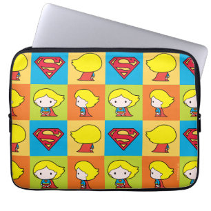 Funda Para Portátil Chibi Supergirl Character Turnaround