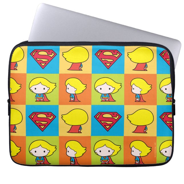 Funda Para Portátil Chibi Supergirl Character Turnaround (Frente)