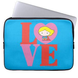 Funda Para Portátil Chibi Supergirl LOVE