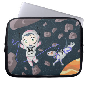 Funda Para Portátil Chica asteroide