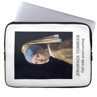Funda Para Portátil Chica con pendiente de perla Gustav Klimt