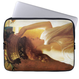 Funda Para Portátil Chica con una cesta de fruta (por Frederic Leighto