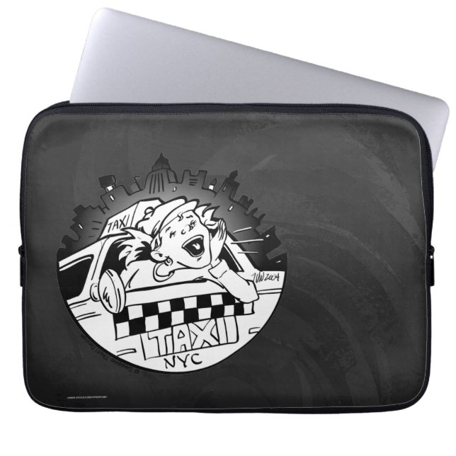 Funda Para Portátil Chica de taxi (Frente)