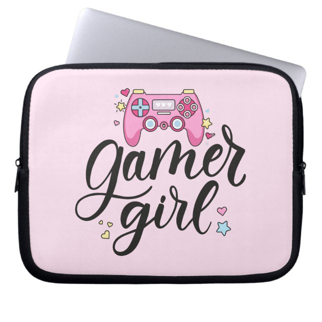 Funda Para Portátil Chica Gamer (Frente)