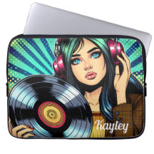 Chica personalizada de estilo cómic de arte pop ge