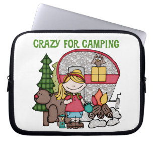 Funda Para Portátil Chica rubio loco para acampar