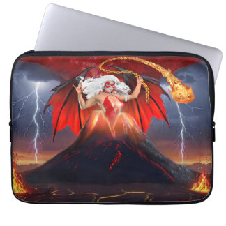 Funda Para Portátil Chica vampira rebelde: Escape del volcán