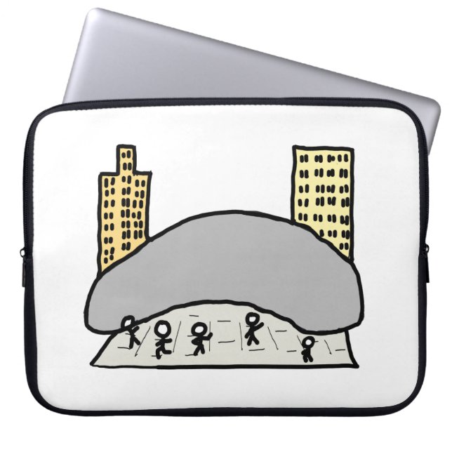 Funda Para Portátil Chicago Bean (Frente)