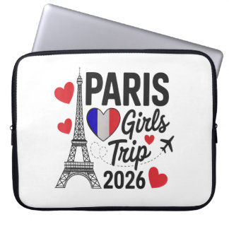 Funda Para Portátil Chicas con Estilo Viaje a París Reunión de Niños V