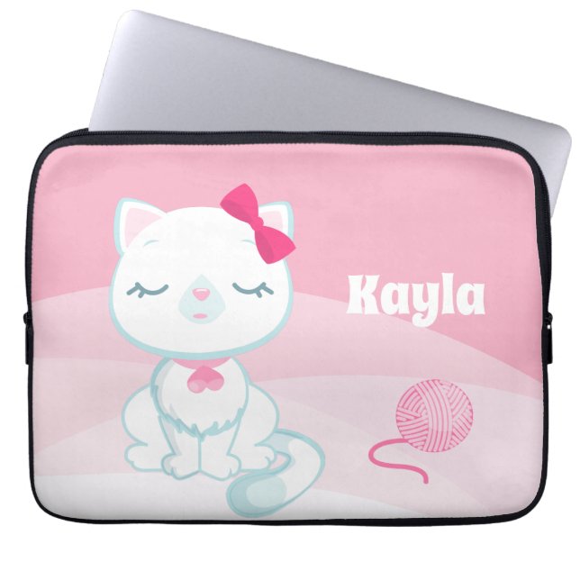Funda Para Portátil Chicas de Purrfect Kitty Kitten (Frente)