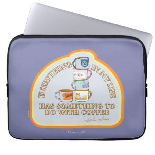 Funda Para Portátil Chicas Gilmore   Gráfico de Coffee Quote