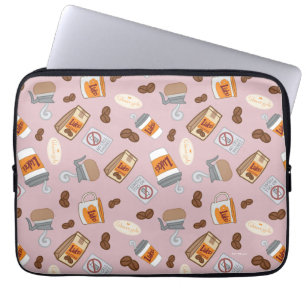 Funda Para Portátil Chicas Gilmore   Patrón de café de Luke's Diner