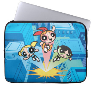 Funda Para Portátil Chicas Powerpuff Lanzan Al Aire