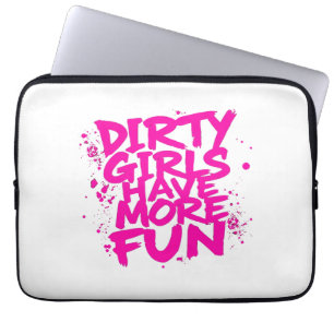 Funda Para Portátil Chicas Sucias Tienen Más Diversión Mudder Mudding
