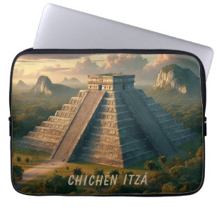 Funda Para Portátil Chichén Itzá Yucatán México Paisaje Viaje
