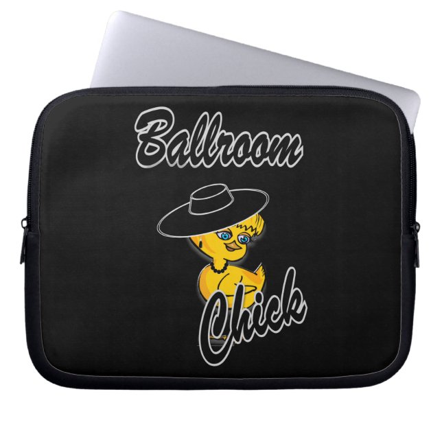 Funda Para Portátil Chick de salón de baile #4 (Frente)