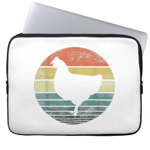 Funda Para Portátil Chicken Lover Regalos Funny Granjero Retro Vintage