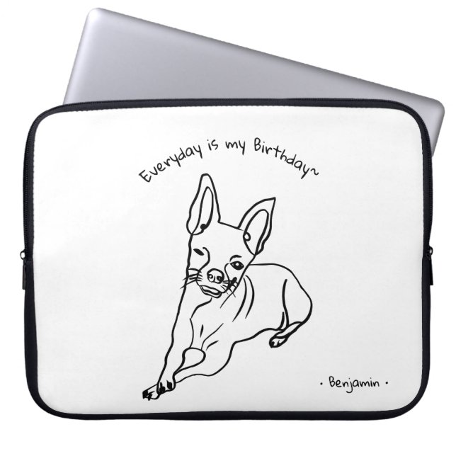 Funda Para Portátil Chihuahua Charm: Diseña tu propia manga (Frente)