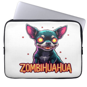 Funda Para Portátil Chihuahua Chi Chichi Chiwawa Perro Zombie Hallowee