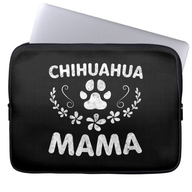 Funda Para Portátil Chihuahua Mama (Frente)