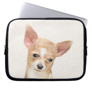 Funda Para Portátil Chihuahua Painting - Cute Original Dog Art
